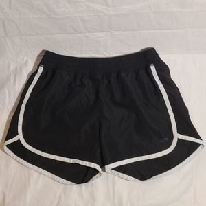 Small Black Champion running shorts- never worn!